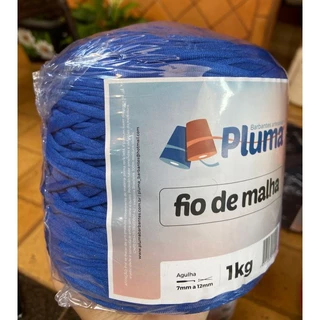 Fio de Malha Croche Residual Pluma 1 KG / Fios Mesclado e Colorido