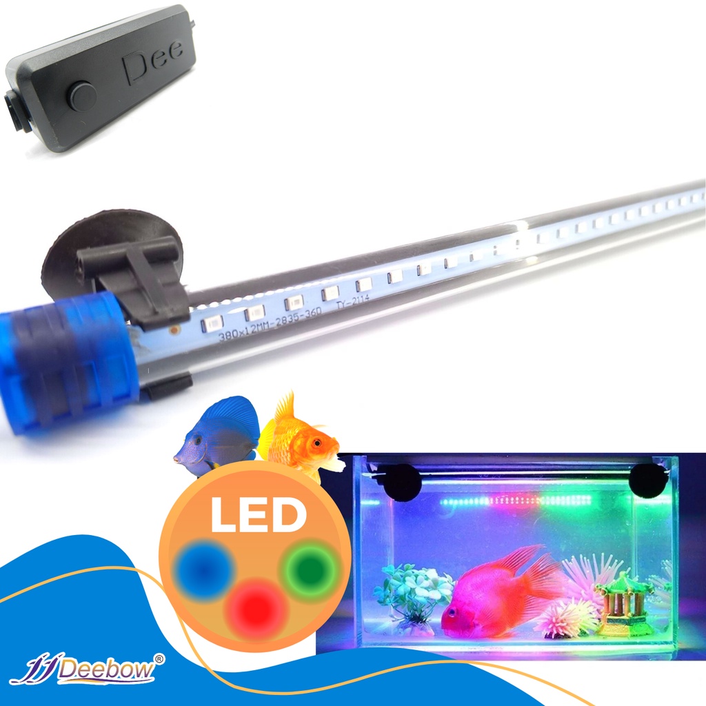 Luminaria para aquario 40cm led bivolt submersível Cód.d5p5 Shopee