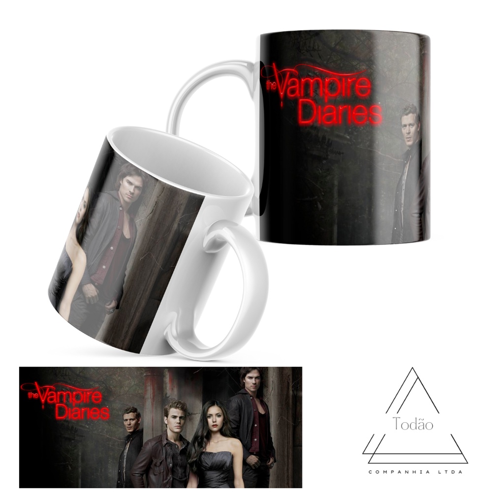 Caneca the vampire diaries o diario de um vampiro elenco helena