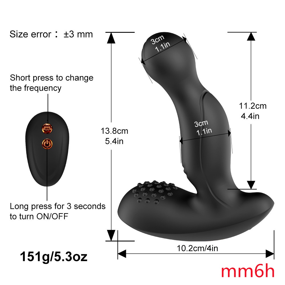 Massageador de próstata vibrador anal 360 graus masculino masturbador  estimulação ponto g bumbum plug anal vibrador ânus brinquedos sexuais para  homens mulheres | Shopee Brasil