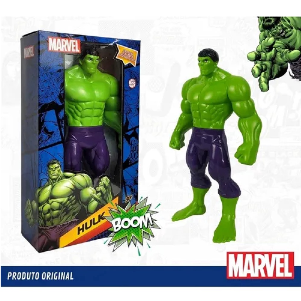 Boneco Articulado Hulk Marvel Vingadores Brinquedo Licenciado | Shopee ...