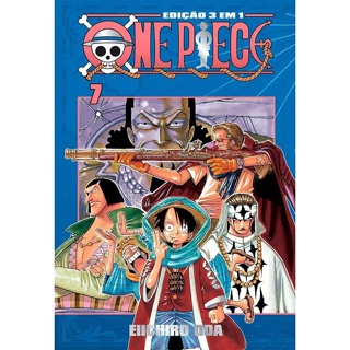 ONE PIECE 3 EM 1 [Vol.3] EIICHIRO ODA Mangá ワンピース Brazil 2022