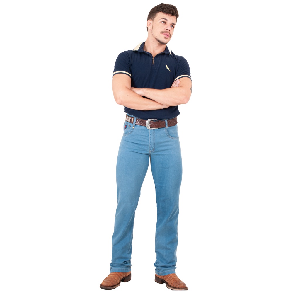 Calça Jeans Masculina Country Tradicional 34 Ao 56