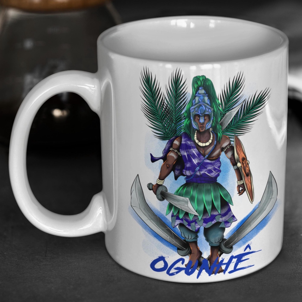 Caneca Porcelana Umbanda Candomblé Orixás Ogum E Iansã 1 em Promoção na  Americanas