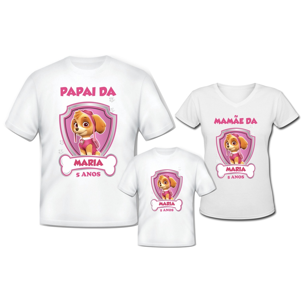 Camisas personalizadas best sale paw patrol