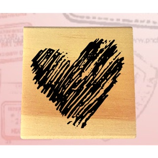 Scribbled Heart Stamp