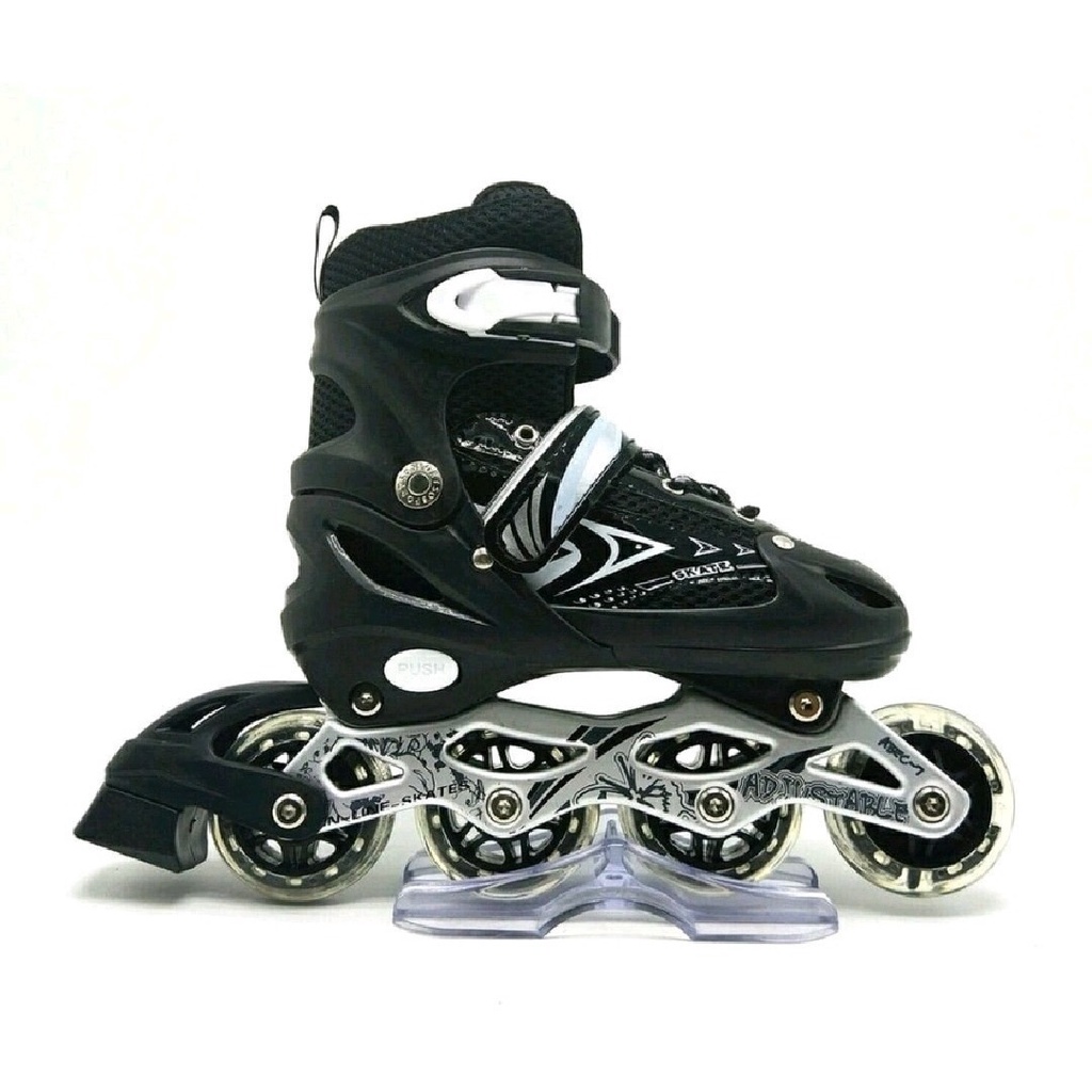 Patins Inline Roller Semi Profissional Base Alumínio Abec 7