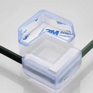 4 Protetor De Silicone Para De Mesa Protetor De Canto De Mesa De Vidro Promoção em Oferta na Shopee