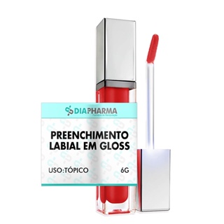 Preenchimento labial em gloss-premium 6g