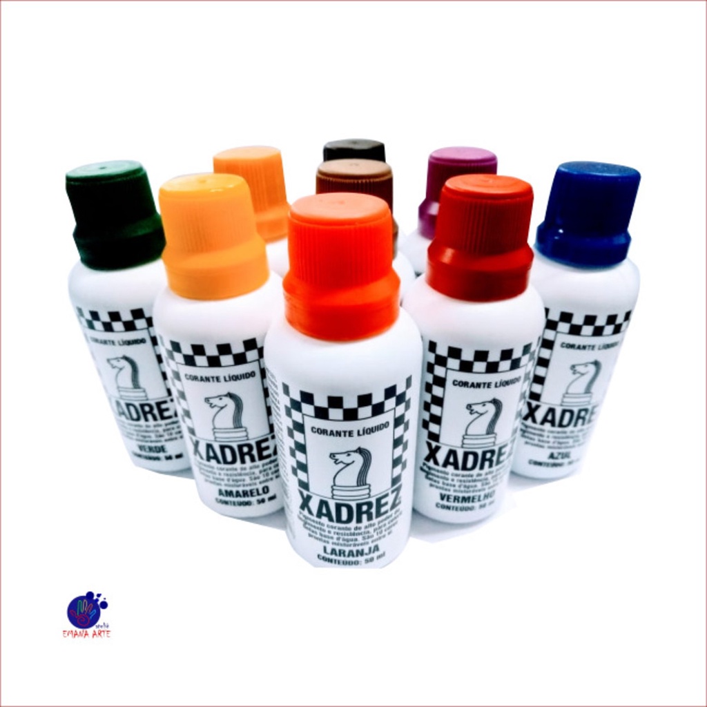 Corante Líquido Tinta Xadrez Bisnaga Com 10 Unidades Preto - Shoptint -  Shop Tintas