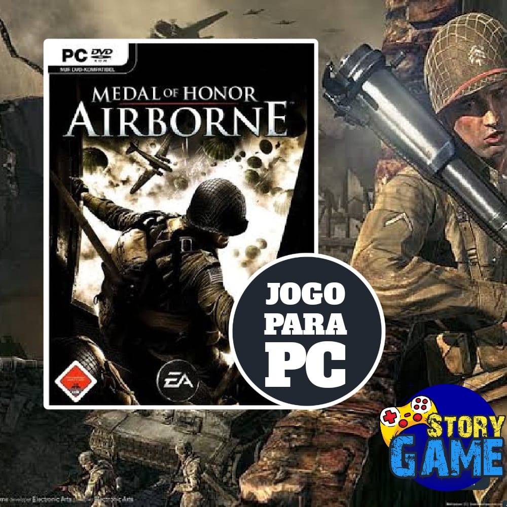 Jeu PC Medal Of Honor: Airborne - Bon état, Boîtier Et Instructions Inclus