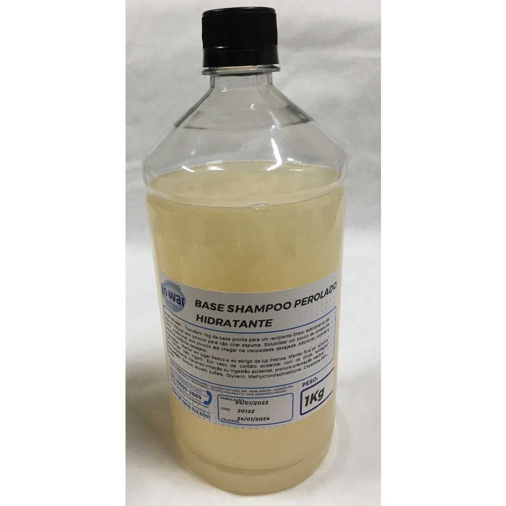 Base Shampoo Perolado Hidratante 1 Kg | Shopee Brasil