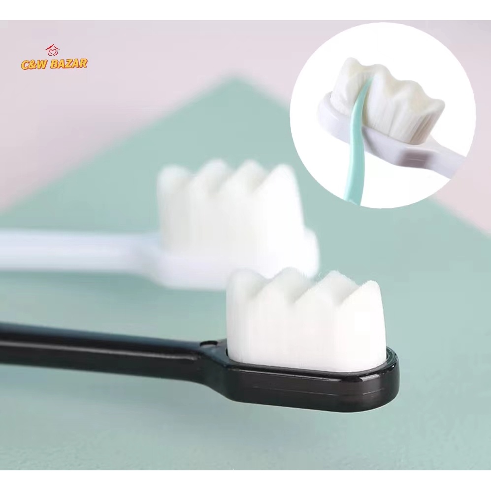 Escova De Dente Com Muitas Cerdas Macias Para Pessoas Com Gengivas Sensíveis Sangramento Nas Gengivas Mícron Japonesa