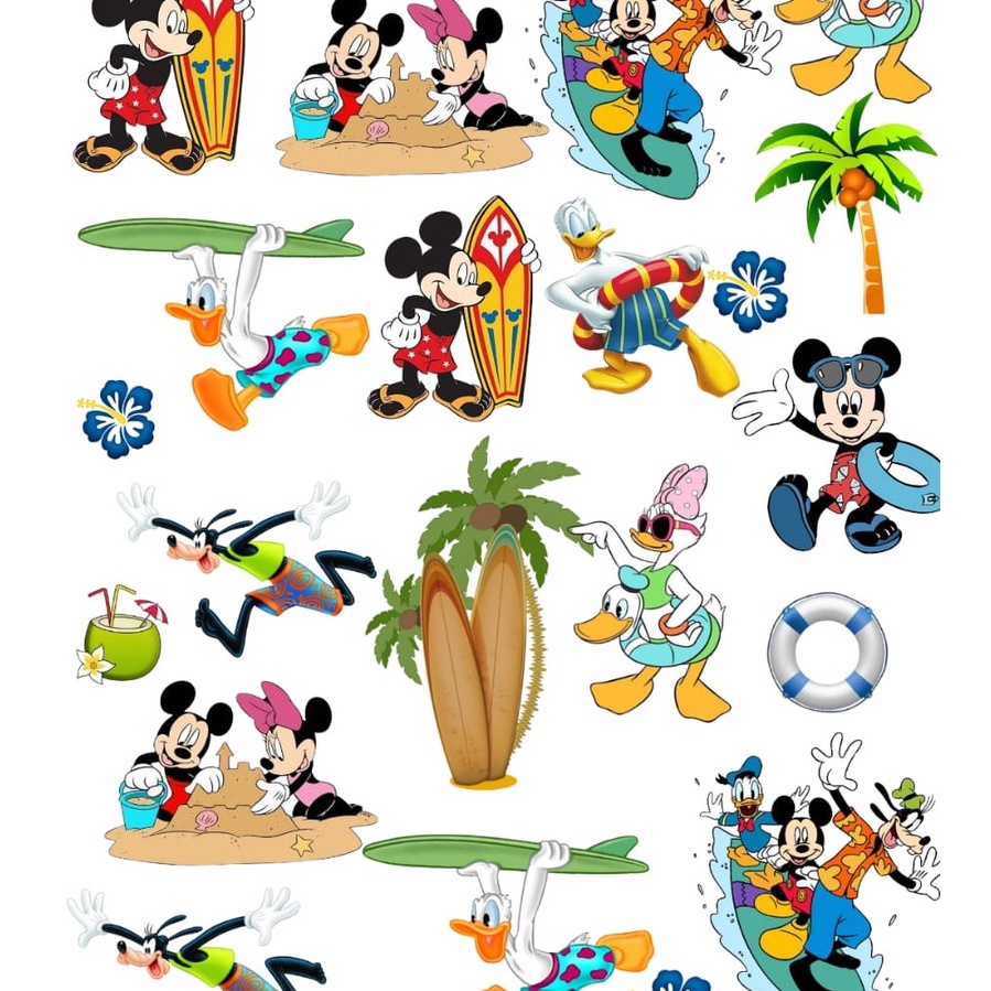 Mickey Stickers / Estampas de Mickey Mouse