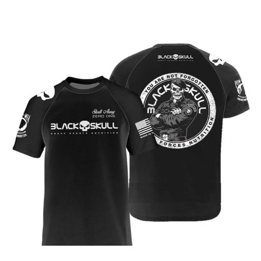 Camiseta black hot sale skull dry fit