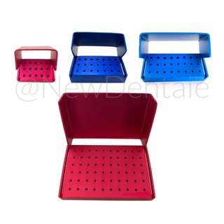 Broqueiro em ALUMÍNIO para Armazenamento e Esterilização de Brocas - Odontologia em Oferta na Shopee