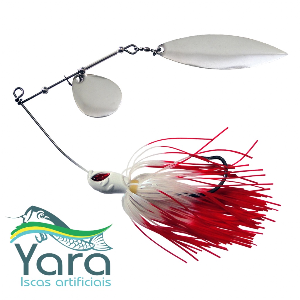 Kit com 2 Isca Artificial King Spinner Bait 26 gramas Yara Varias