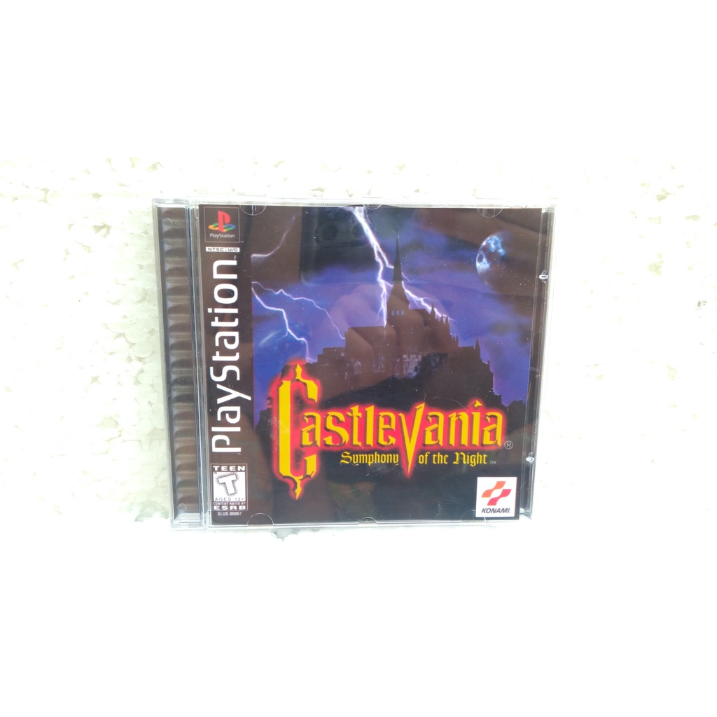 PS1-Castlevania Symphony of the night-CD preto