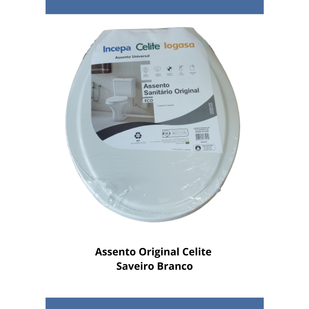 Assento Sanitário Saveiro Original Celite Incepa Logasa