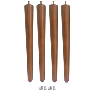 4 Pe Palito 75cm Madeira Mesa Escrivaninha + Bucha Americana