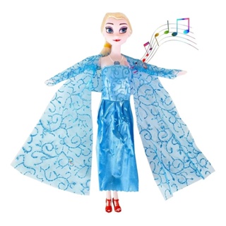 Boneca Frozen Elsa e Anna Musical Articulada 30cm Infantil