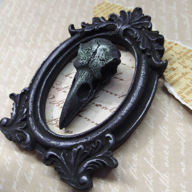 Quadro decorativo corvo "The Raven"