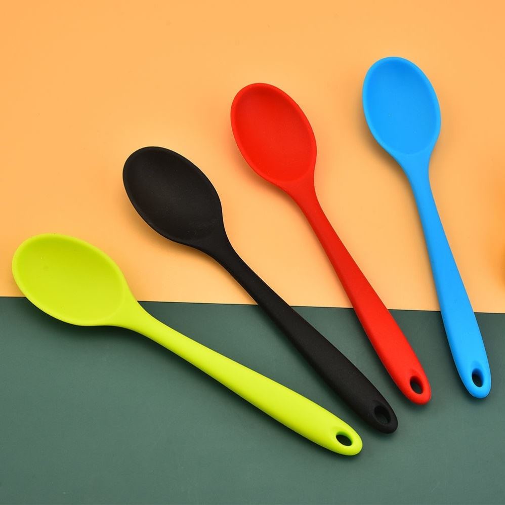 ABOOFAN Garfo De Silicone Para Servir Comida 2 Peças Garfo Grande De  Silicone Colher De Servidor Utensílios Domésticos Kit Turnicate Utensílios  De