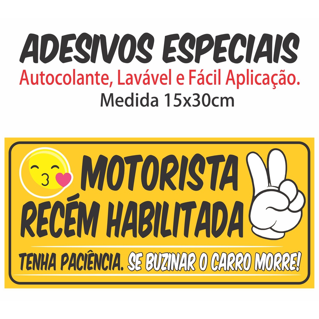 Adesivos Recem Habilitada Florks Meme - Paciencia Pufavooooo