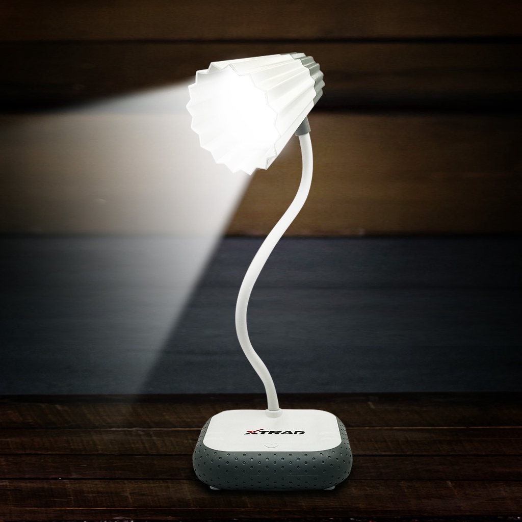 Luminária de Mesa LED Recarregável USB Touch 3 temperaturas de cor com Haste flexível SH-013