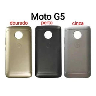 Tampa Traseira De Plástico Para Moto G5 Xt 1670/ Xt1671/ Xt1672 Com Botões- Nova