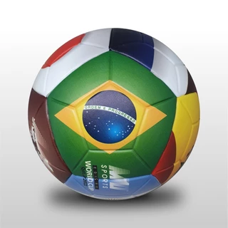 Bola de Futebol de Campo - Copa do Mundo 2022 2023 Bandeiras Oficial M10