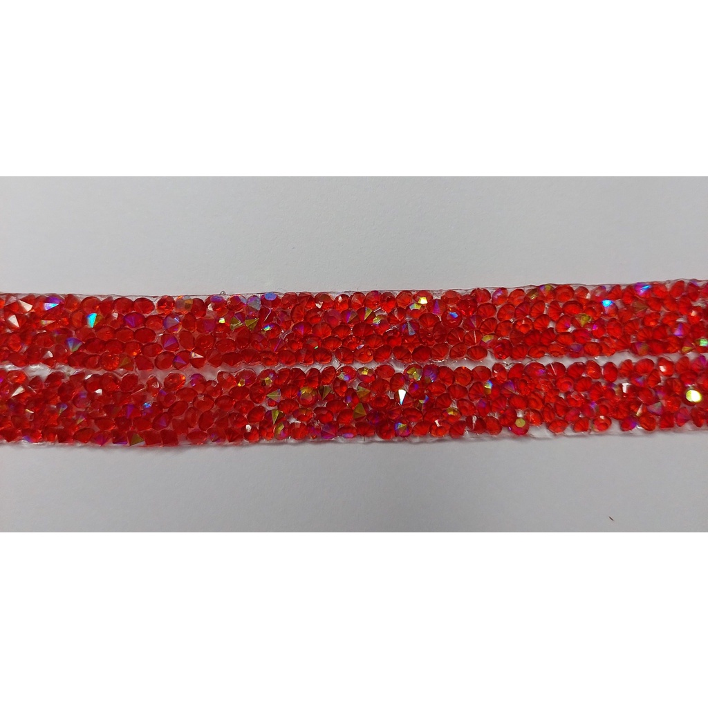 Manta de Strass, Tira Dupla, Medida 1CMx40CM. | Shopee Brasil