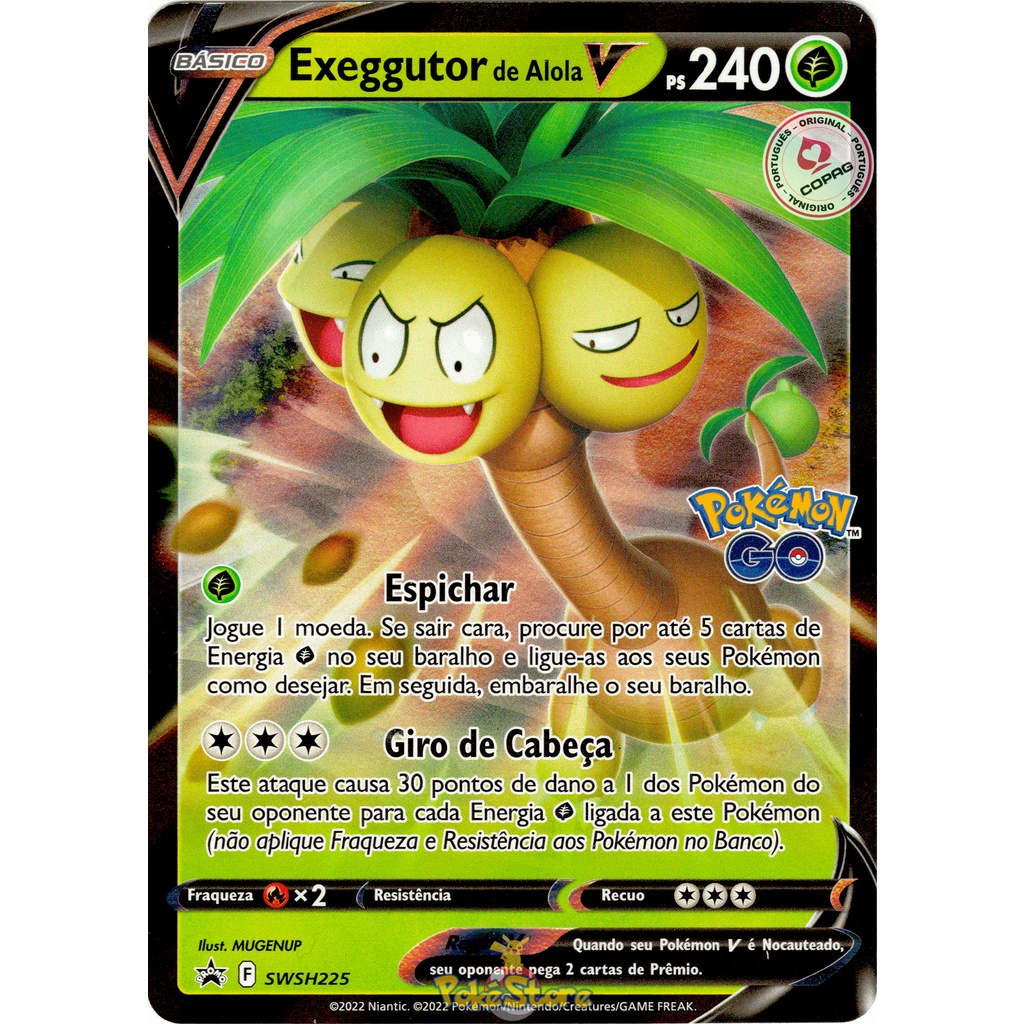 Carta Pokémon - Exeggutor 103/165 - 151 - Copag em Promoção na