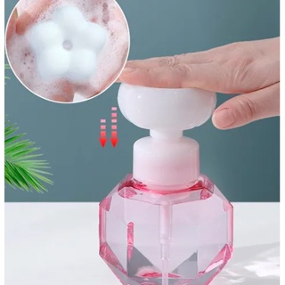 Dispenser Sabão Flor 350ml Sabonete Liquido Porta Sabão