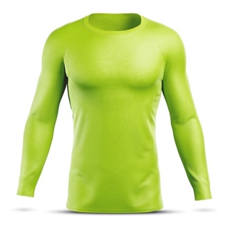 Camisa de compressão térmica Manga Curta United Pro Proteção Solar FPS 50+  Rash Guard - Verde es