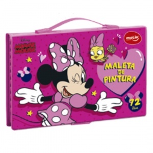 Maleta de Pintura Minnie Mouse Disney 72 Peças Modelo 3