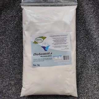 DOLOMITA 1Kg (Ervas Raizes) UNIDADE {suplemento mineral de magnésio e cálcio dolomita em pó}