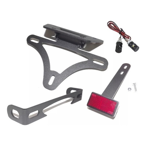 Suporte De Placa Articulado Led Refletivo Ninja 300 - Z300