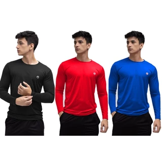Kit 3 Camisa Térmica Masculina Uv Manga Longa Pronta Entrega