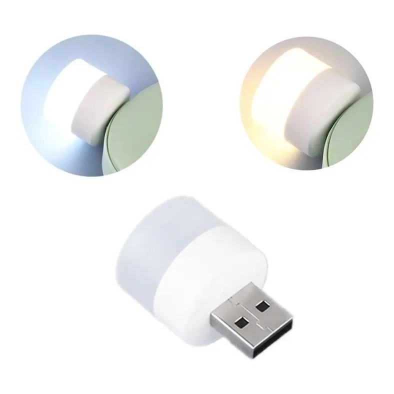 Mini Lampada Usb De Led Cor Branca - Conexão sem limites