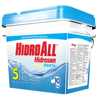 Cloro Hidrosan Penta 10kg Hidroall Piscinas