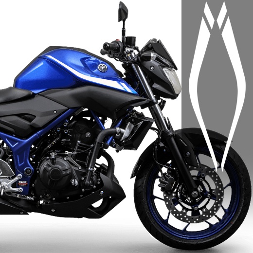 Adesivo Tanque Mt03 Adesivo Faixa Tanque Moto Mt-03