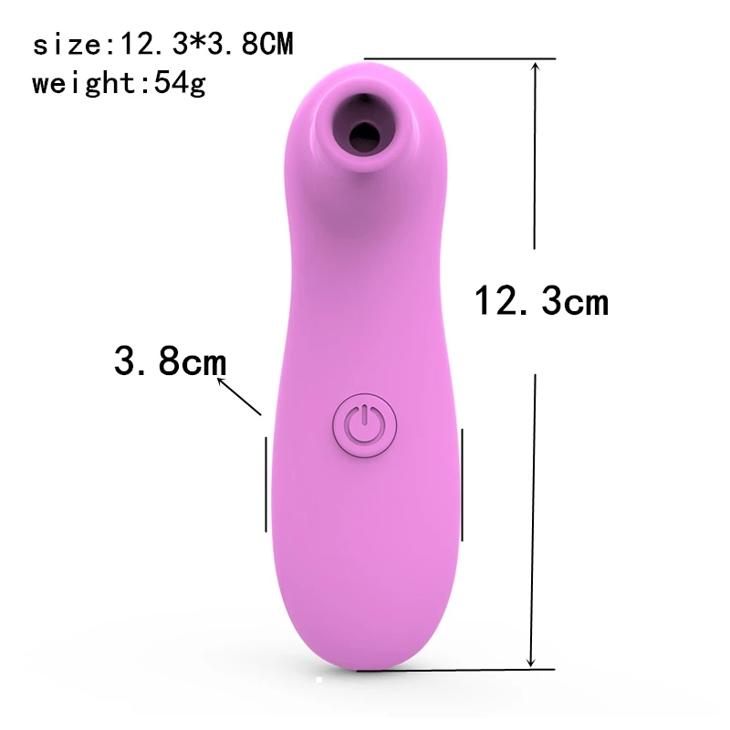 Vibrador Estimulador Succionador Clitoriano Vagina Succión Chupa Clítoris