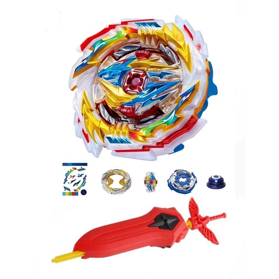 Brinquedo Desenho Anime Beyblade Burst Rising Ragnaruk lançador ken midori  Pronta Entrega Brasil