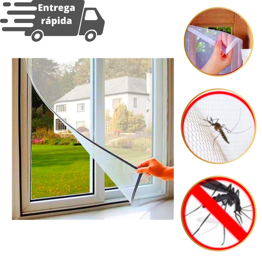 Tela Mosquiteira para Janela Anti Inseto Pernilongo Mosquitos | Shopee ...