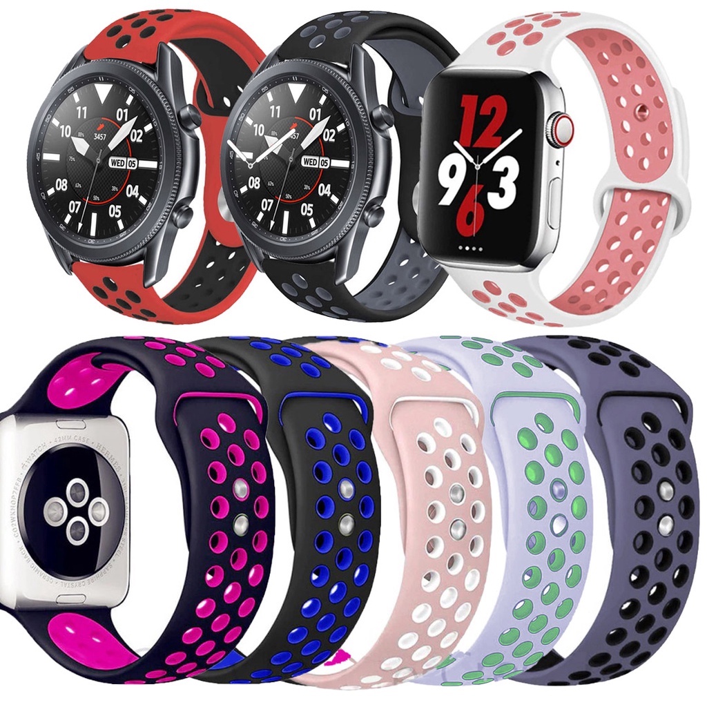 Pulseira de Silicone Sport 20mm SmartWatch Amazfit Bip U Galaxy Active Bip U Pro GTR GTS Haylou Watch 2 P70. Varios modelos Diversas Cores