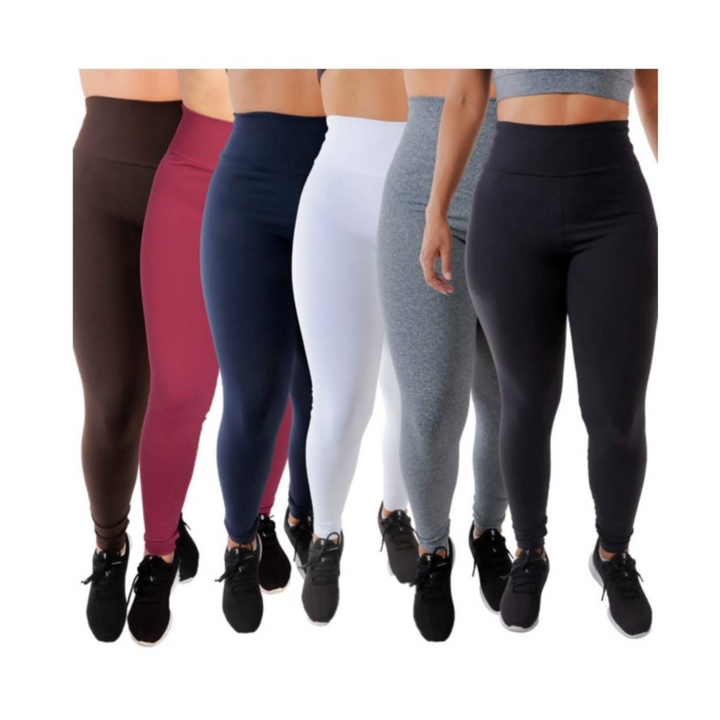 Calça Legging Peluciada Térmica Plus Size Suplex Flanelado Cód