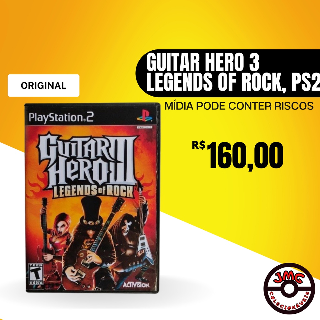 Jogo Guitar Hero Ps2 Original