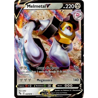 Carta Pokemon Melmetal V Português Card Original Copag - Pokémon Go