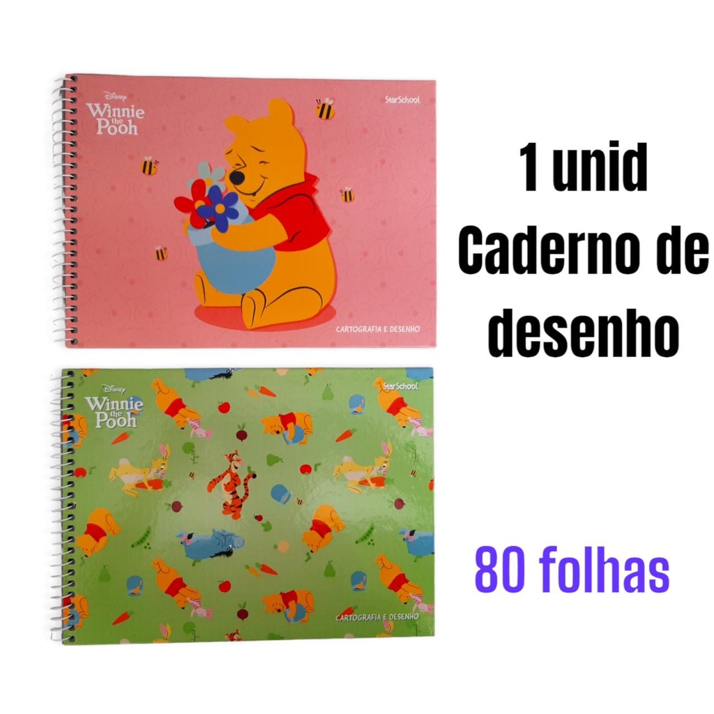 Caderno cartografia e desenho Peppa Pig 80 folhas Tiilibra - C&M Papelaria